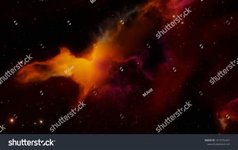 Nebula Galaxy Space Wallpaper 4k Uhd Stok İllüstrasyon 1619752441