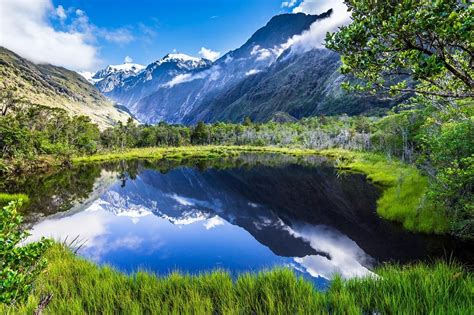 New Zealand River Mountains K Wallpaper