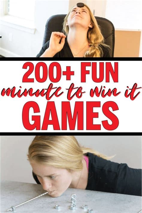 200 Hilarious Minute To Win It Games Everyone Will Absolutely Love