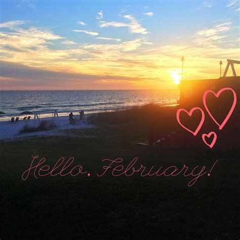 Hello February Destin Beach Wrightsville Beach Okaloosa Island