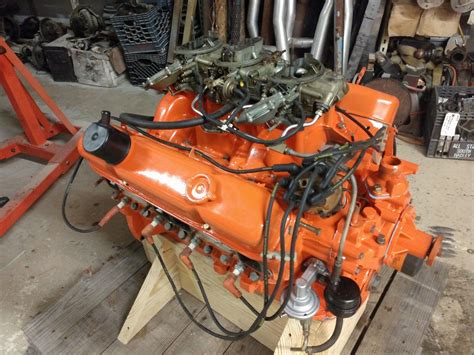 Mopar 440 Six Pack Engine Assy Hyd Cam Iron Head Streetstrip 540hp