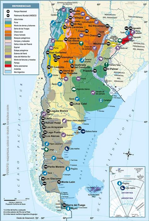 Mapas De Argentina • El Sur Del Sur