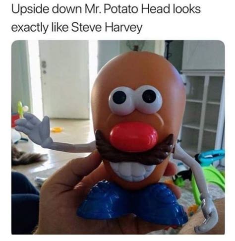 Upside Down Mr Potato Head Looks Exactly Like Steve Harvey