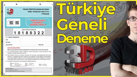 3D Türkiye Geneli Deneme Sınavı 3 TYT Matematik Çözümleri 4 Deneme