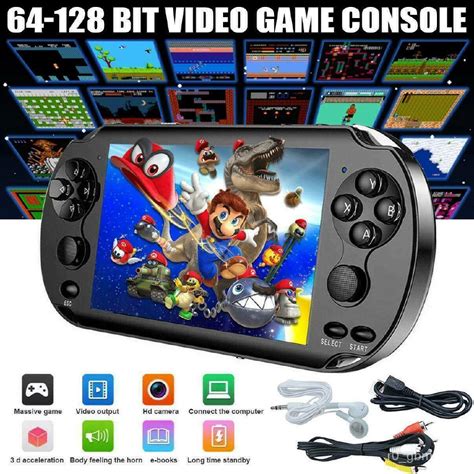 Portable Handheld X9 Video Game Console 128 Bit Built In 1000game Kids