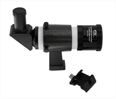 Tpo 8x50 Right Angle Image Correct Finderscope With Bracket And Base