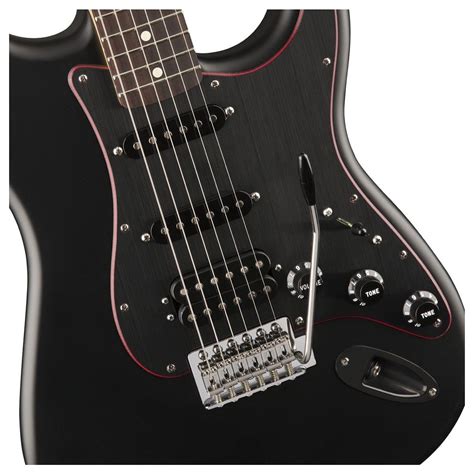 Disc Fender Fsr Stratocaster Noir Hss Pf Satin Black Nearly New Na