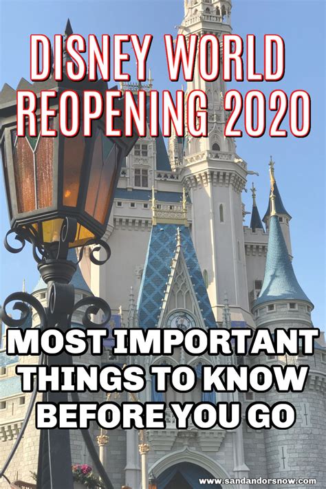 Important Things To Know About Walt Disney World Reopening 2020