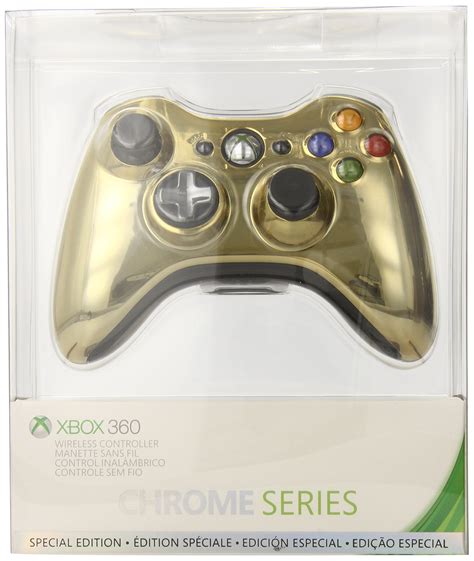 Xbox 360 Wireless Controller Gold Chrome Buy Online In United Arab