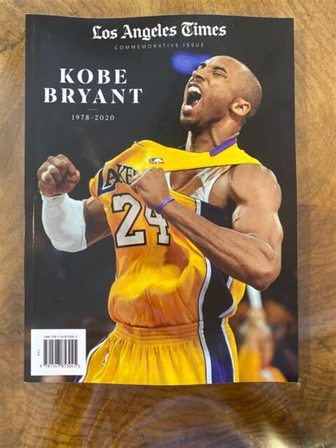 Kobe Bryant Commemorative Edition Book La Times Magazine Los Angeles