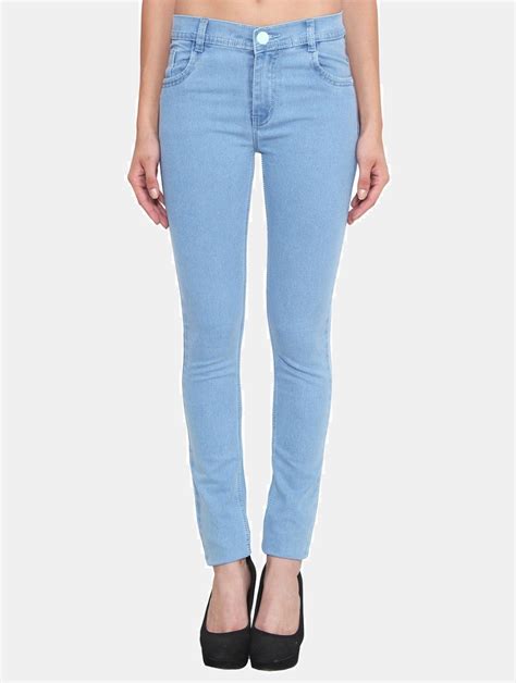 Skinny Jeans Azul Claro Denim Women Women Denim Jeans Light Blue Jeans