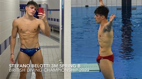 STEFANO BELOTTI British Diving Championship M Spring Board Diving Prelim YouTube