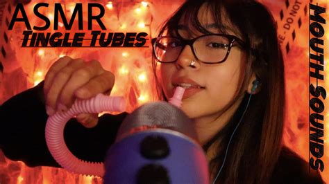 ASMR Intense Fast Wet Mouth Sounds W Tingle Tubes YouTube
