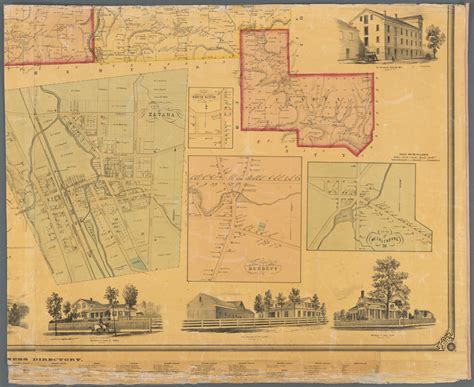 Schuyler County New York With Plans Of The Villages Nypl Digital