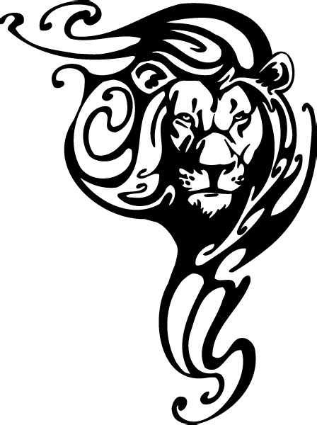 Tribal Lion Tattoos Clipart Best