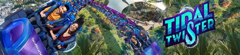 Tidal Twister Roller Coaster Ride I Seaworld San Diego