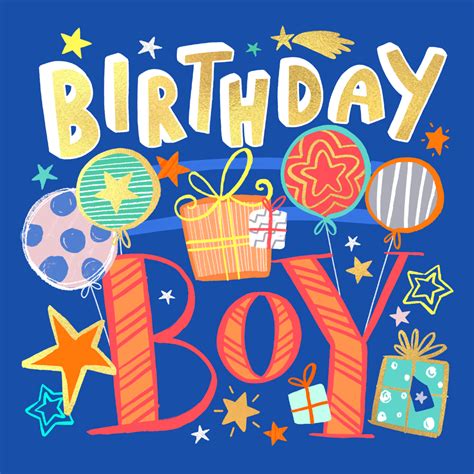 Free Printable Designs Birthday Cards Boy
