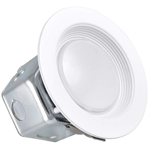 Luxrite 4 Inch Led Recessed Light With Jbox 4000k Ic 780lm Dimmable Ebay