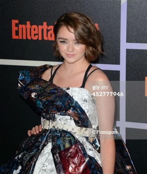 Rcn America Maine Maisie Williams Attends Entertainment Weeklys