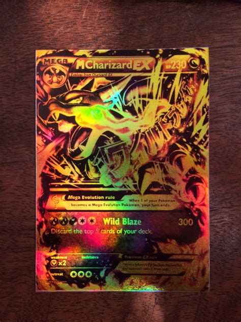 Charizard Gx Pokemon Luxury Card Orica Custom Card Gold Rare Etsy