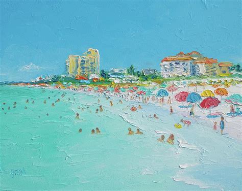 Clearwater Beach Florida Painting By Jan Matson Fine Art America