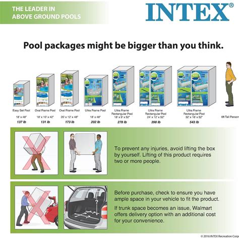 Intex Pool Size Chart A Visual Reference Of Charts Chart Master