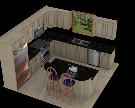 Small Kitchen Design Layout 10x10 Simple Living 10x10 Kitchen