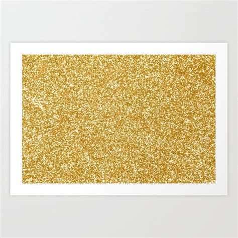 Buy Gold Glitter Art Print By Newburydesigns Worldwide Shipping