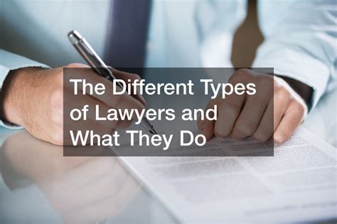 The Different Types Of Lawyers And What They Do Info Tech Feed