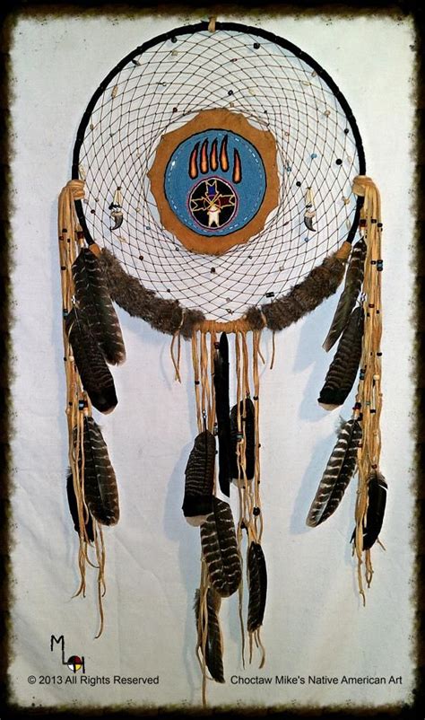 Native American Indian Made Craft Large 20 Inch Dream Catcher
