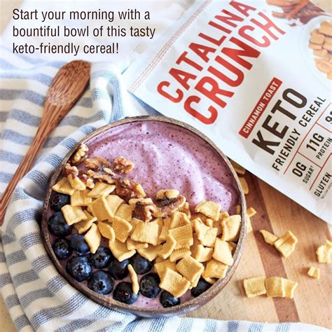 Buy Catalina Crunch Cinnamon Toast Keto Cereal 9oz Bag Low Carb