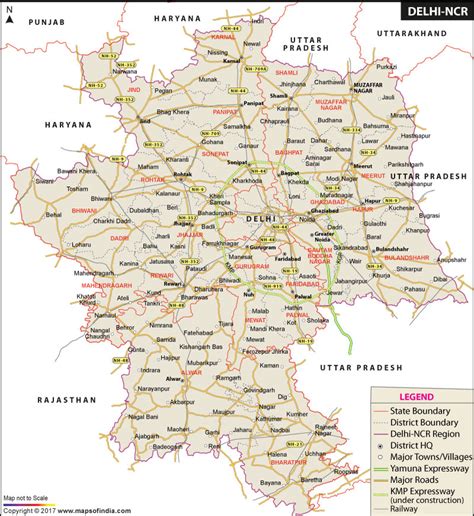 Delhi NCR Map