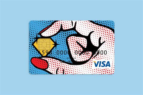 Order your plastic visa card or instantly get a virtual one for free! Pop-Art Diamond Bank Card Design | Credit card design ...