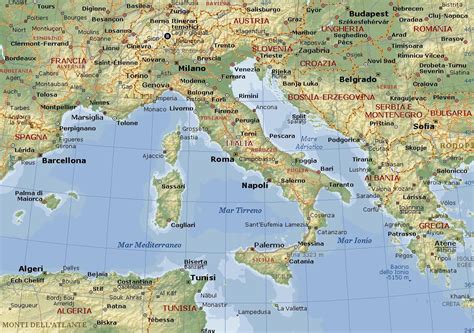 Cartina Muta Carta Politica Dell Italia