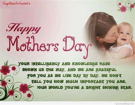 Your wife is a mother! Happy mother's day cards and sms ideas
