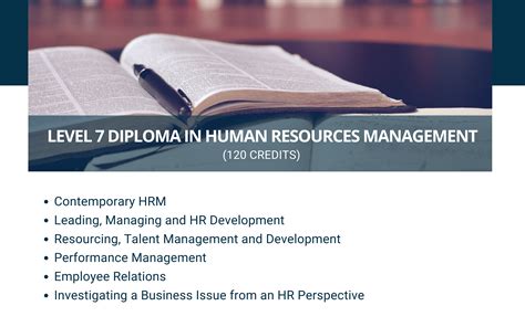 Level 7 Diploma In Human Resources Management Capital University College
