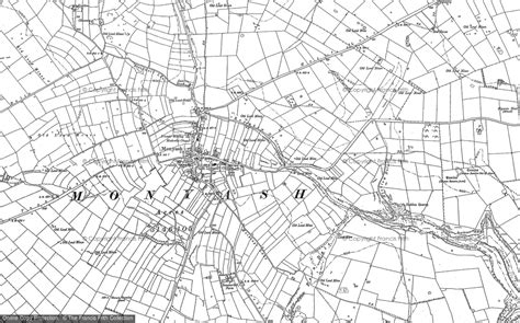 Historic Ordnance Survey Map Of Monyash 1878 1897