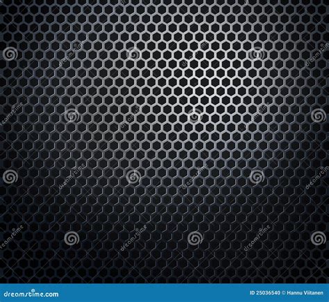 Hexagonal Metal Honeycomb Grid Stock Photo Image 25036540
