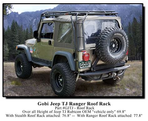 Gobi Jeep Wrangler Tj Ranger Recon Roof Rack Gjtjr Jeep Wrangler Tj