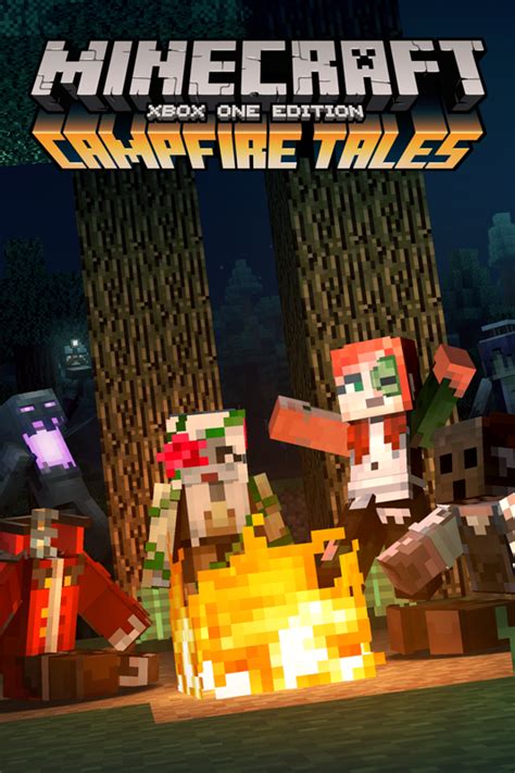 Minecraft Xbox One Edition Campfire Tales Skin Pack 2016 Box Cover