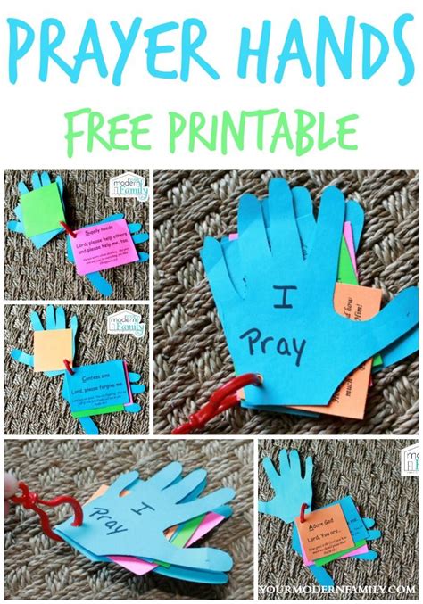 Diy Prayer Hands For Kids Prayer Crafts Bible Crafts School Crafts