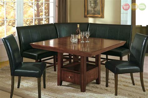 Welcome to our gallery containing breakfast nook furniture collections. Salem 6 pc Breakfast Nook Dining Room Set Table, Corner ...