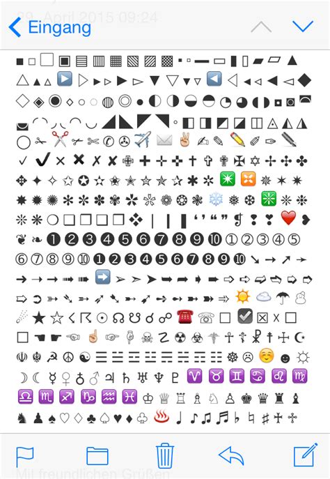 Ist das jetzt leicht bewölkt oder ein kurzer regenschauer? Symbole und Emojis in Newslettern
