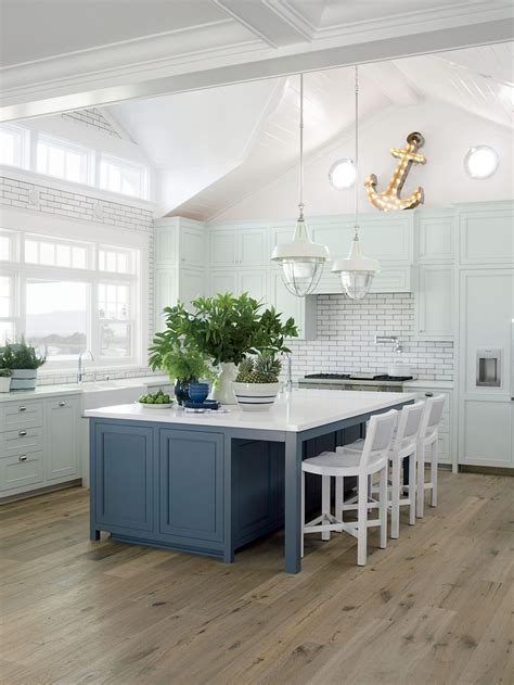 Beach Inspired Kitchens Beach Theme Kitchen Beach Style Kitchen