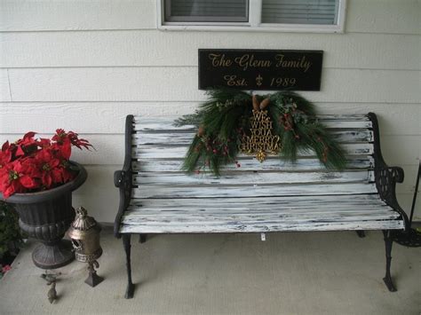 Christmas Bench D Outdoor Christmas Decorations Christmas Crafts