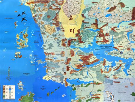 Forgotten Realms Dnd World Map Fantasy Map