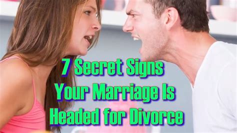 Secret Signs Your Marriage Is Headed For Divorce Fact Shot Youtube