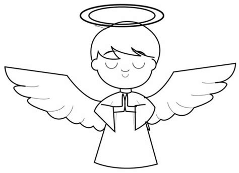 How To Draw Cartoon Angels In Easy Step By Step Drawing Tutorial How