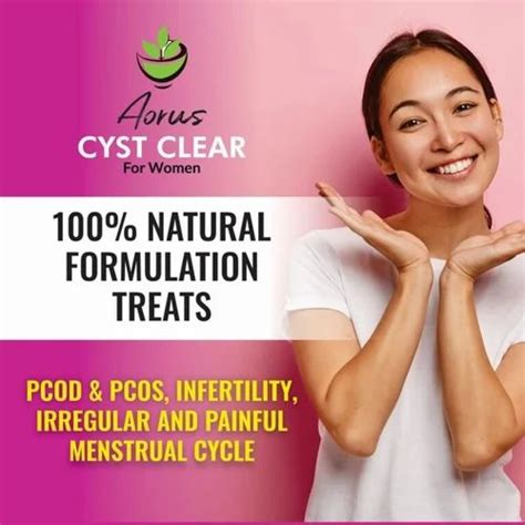 Ayurvedic Women Herbal Pcod Cyst Clear Capsule For Healthy Menstrual