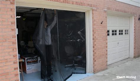 Total project with hinges etc. How to Make a DIY Garage Door Screen With a Zipper ...